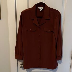 Maggie Sweet Women's Brown Blouse